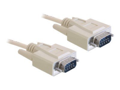 DELOCK cable Seriell SUB-D 9 3 m St/St Vorderansicht