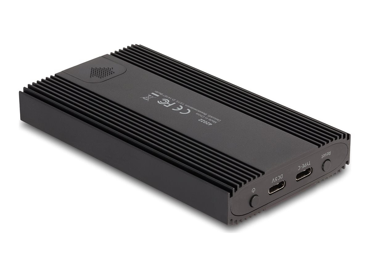 DELOCK Externes Gehäuse USB 20 Gbps Vorderansicht
