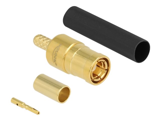 DELOCK SMB Stecker zum Crimpen RG-174/RG-316 - Vorderansicht