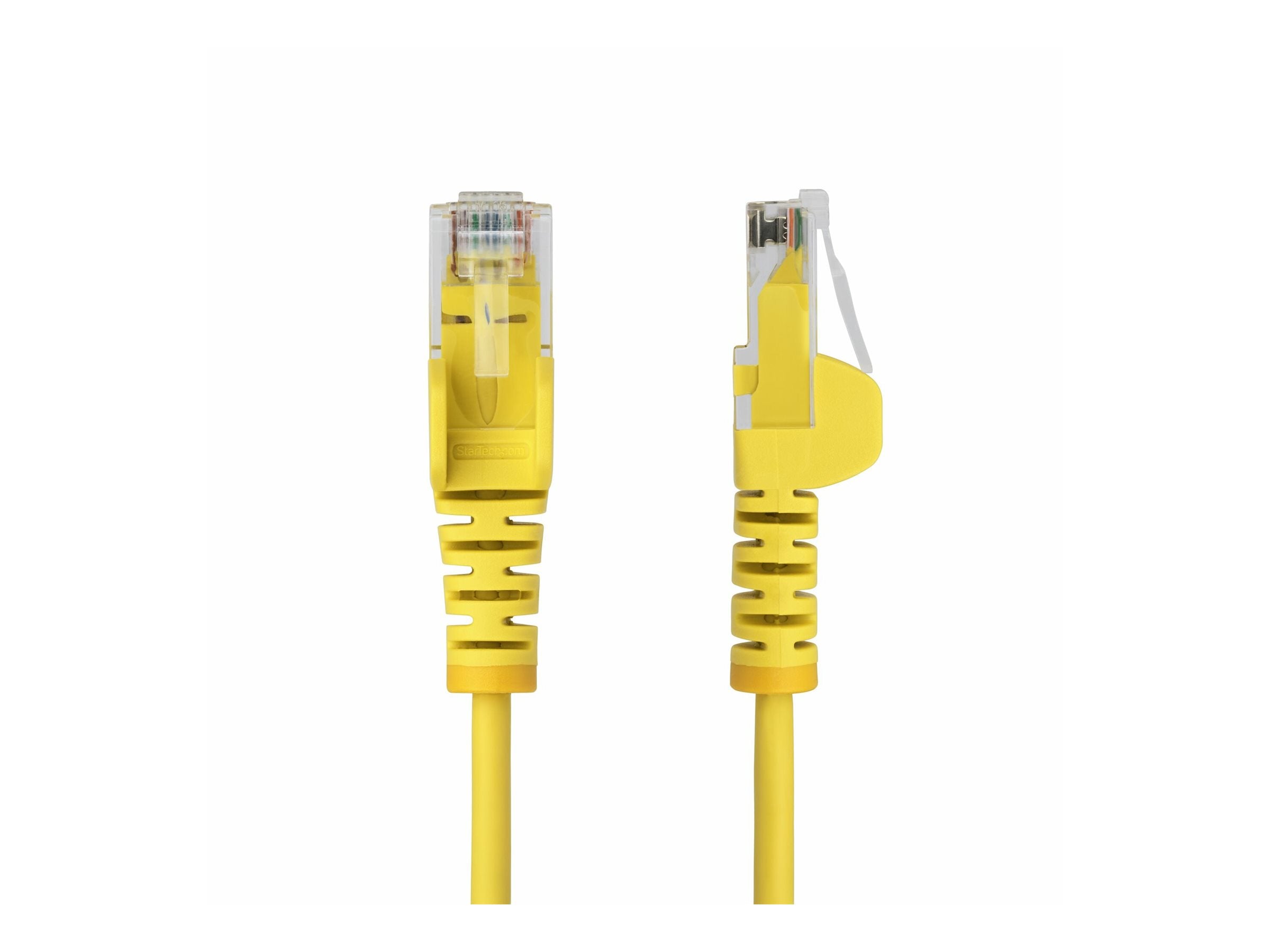 STARTECH.COM 15m Gelbes Schlankes CAT6-Ethernet-Kabel Snagless RJ45 LSZH 28AWG Reines Kupfer Patchkabel/Netzwerkkabel