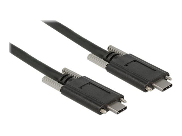 DELOCK Kabel SuperSpeed USB 10 Gbps USB 3.1 Gen 2 USB Type-C Stecker USB Type-C Stecker - Vorderansicht