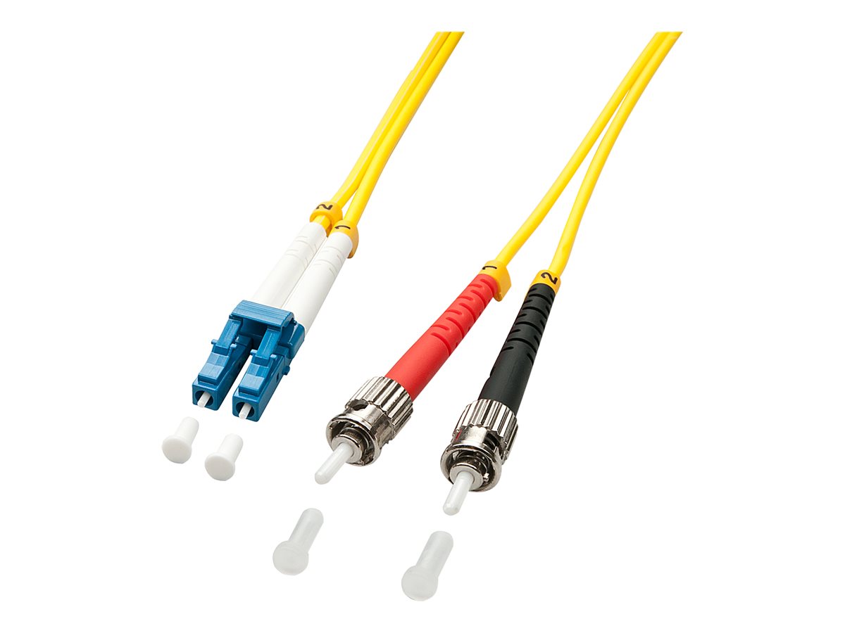 LINDY LWL-Duplexkabel LC/ST OS2 5m - Vorderansicht