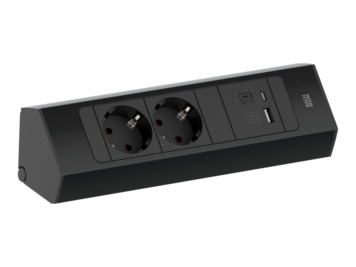 BACHMANN CASIA 2 2xCEE7/3 1xUSB A/C 22W 2