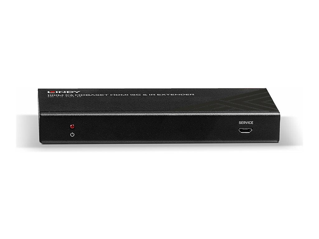 LINDY 100m Cat.6 HDMI 18G IR & RS232 HDBaseT Extender Vorderansicht