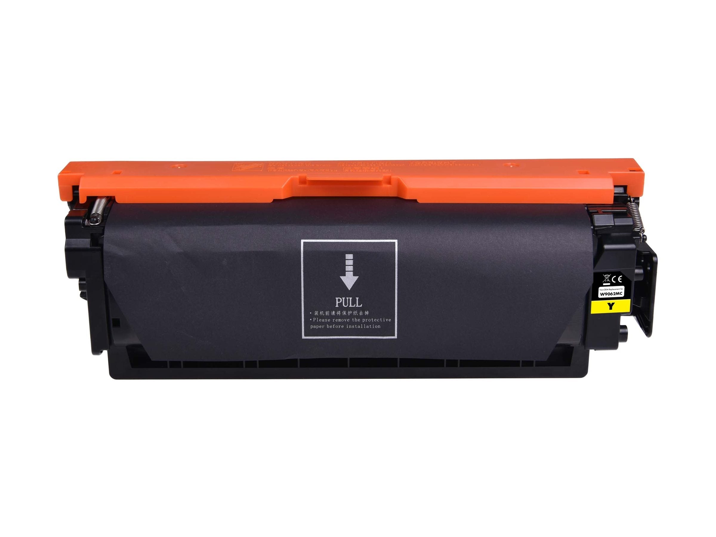 STATIC Toner Cartridge HP W9062MC Gelb Vorderansicht