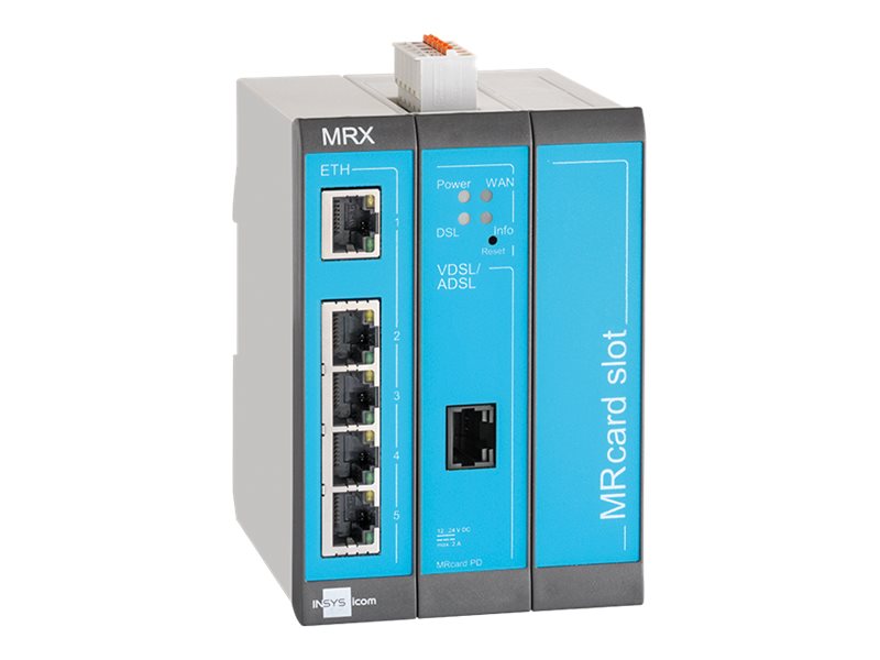 INSYS icom MRX3 DSL-B modularer VDSL-/ADSL-Router Annex J/B VPN-Option