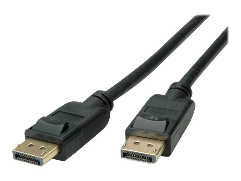 ROLINE DisplayPort Kabel v1.4 DP ST-ST schwarz 5m - Vorderansicht