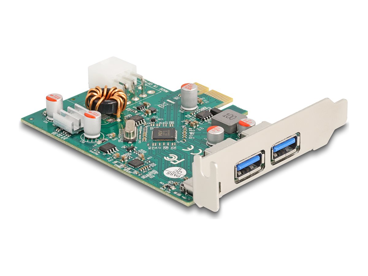 DELOCK PCI Express x1 Karte Vorderansicht