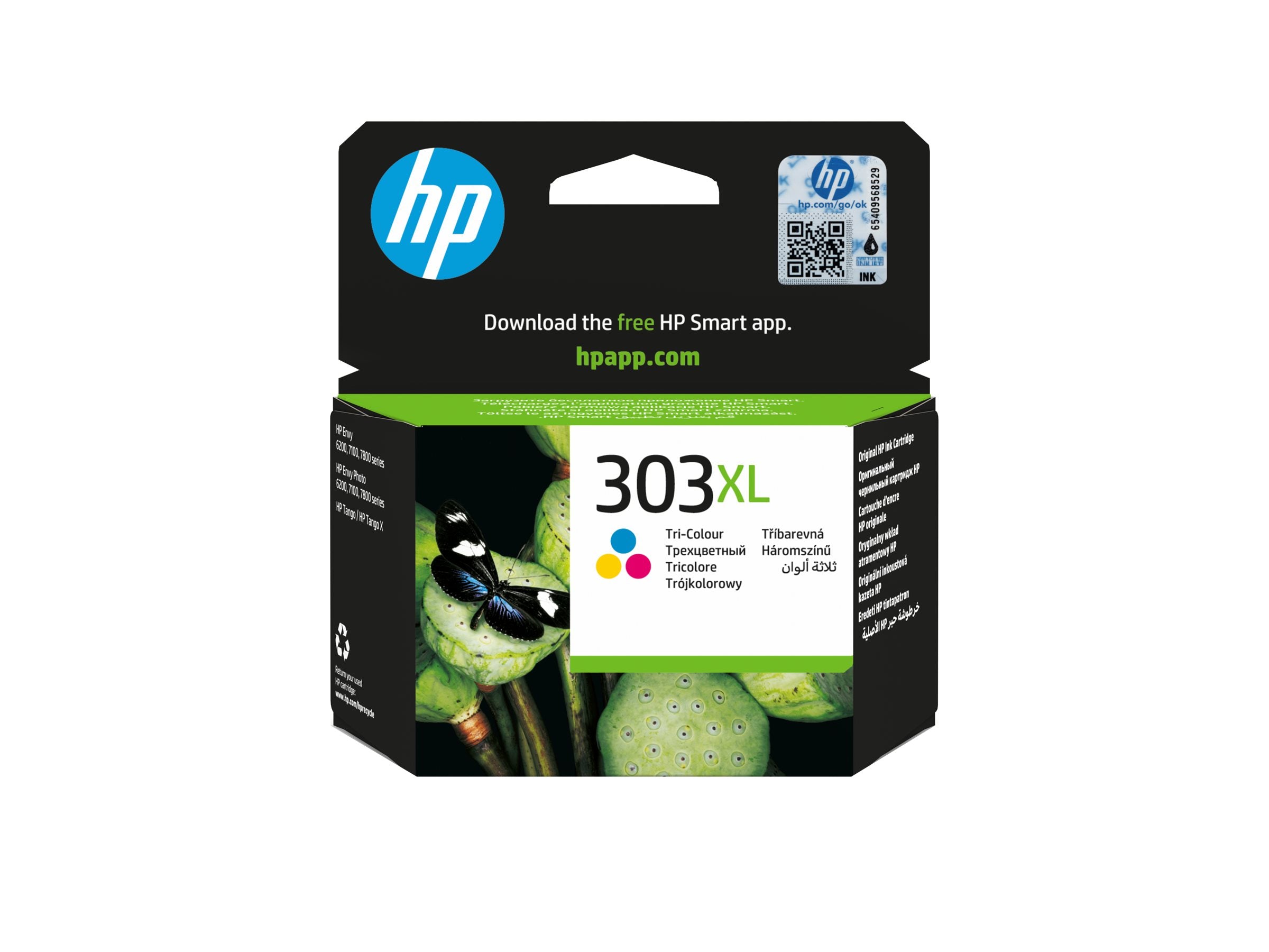 HP 303XL High Yield Tri-color Ink Cartridge Vorderansicht