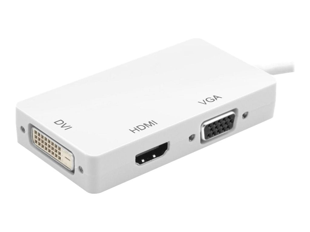 EFB TECHLY Adapter DisplayPort auf HDMI/DVI/VGA Konverter - Vorderansicht