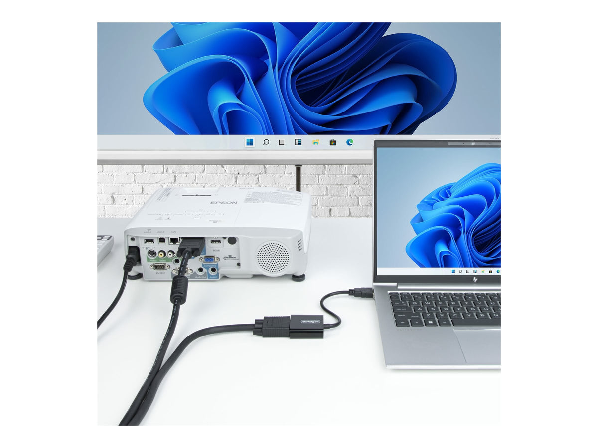 STARTECH.COM HDMI auf VGA Adapter/Kabel Aktiver HDMI Adapter/Videokonverter 1920x1080 1080p HDMI-Quelle zu VGA-Monitor