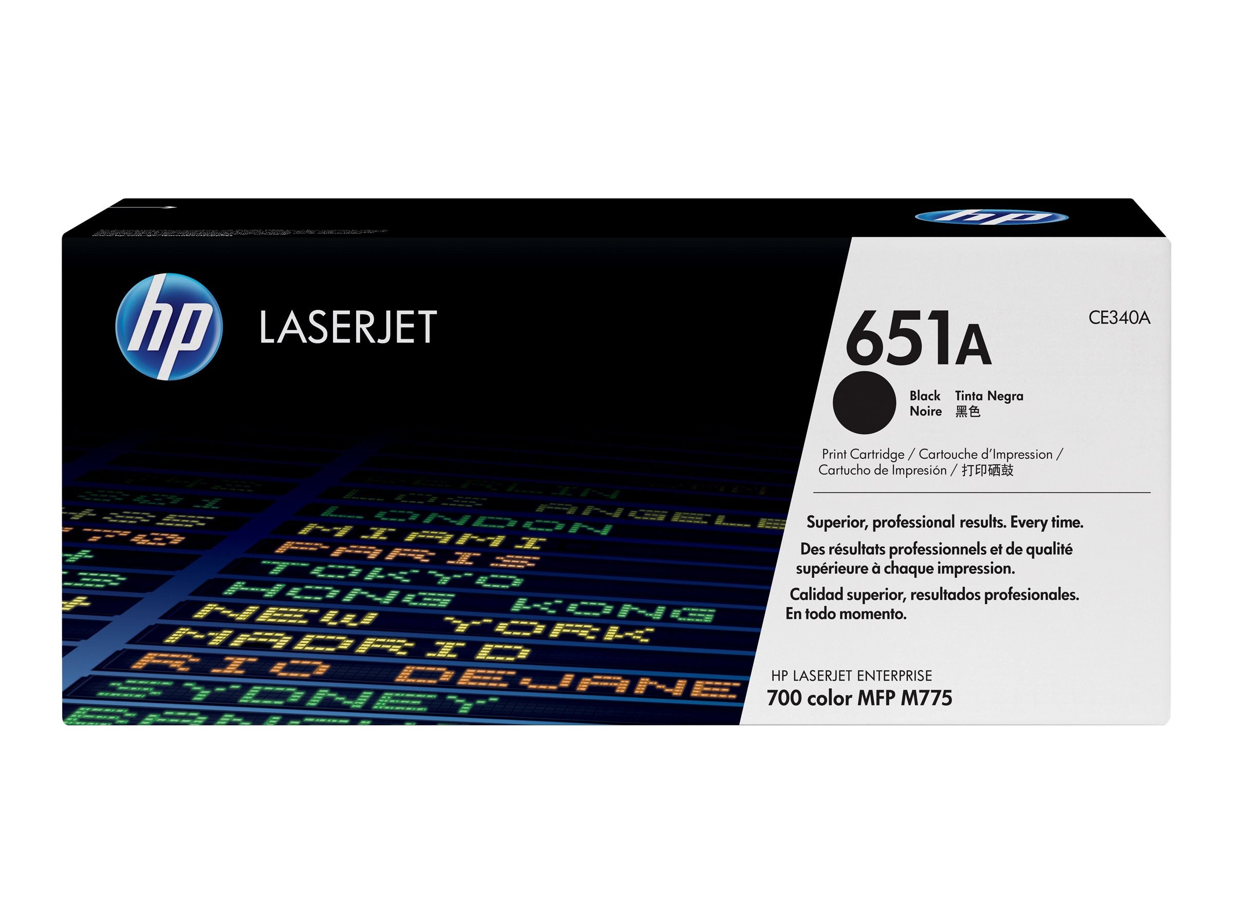 HP 651A Tonerpatrone CE340A schwarz Detailansicht