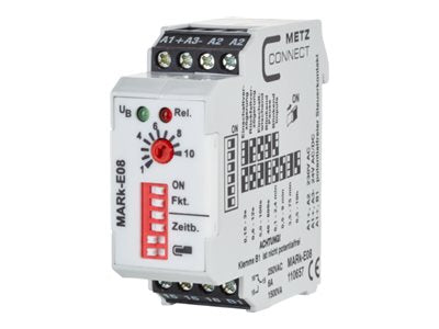 METZ CONNECT MARk-E08 Zeitrelais Vorderansicht