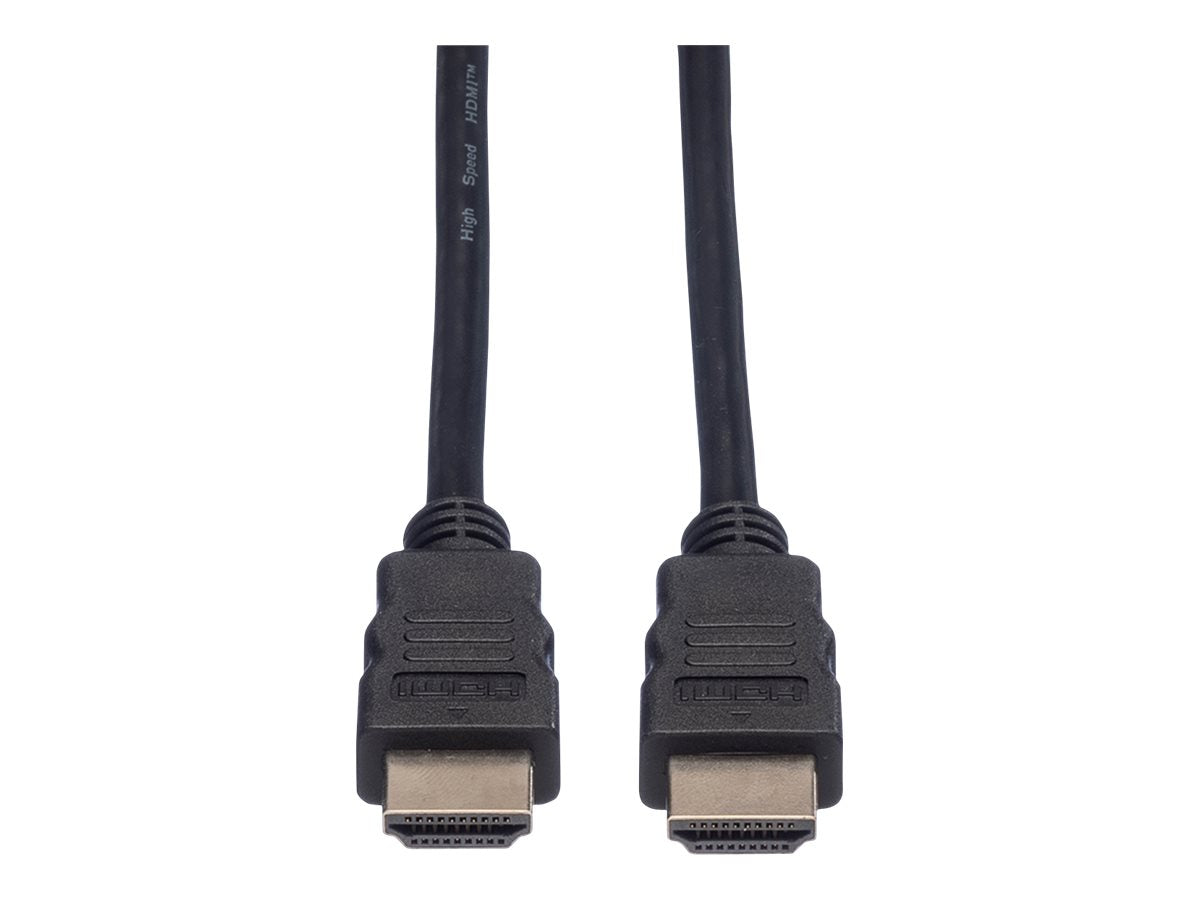 VALUE 8K HDMI Ultra HD Kabel mit Ethernet ST/ST schwarz 2m - Vorderansicht