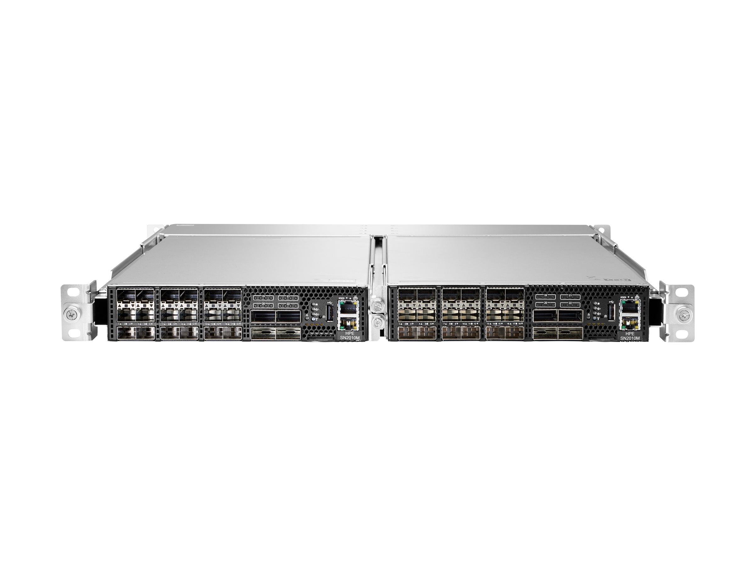HPE 25GbE 18SFP28 4QSFP28 Power to Connector Airflow Half Width Switch SN2010M with NVIDIA Cumulus