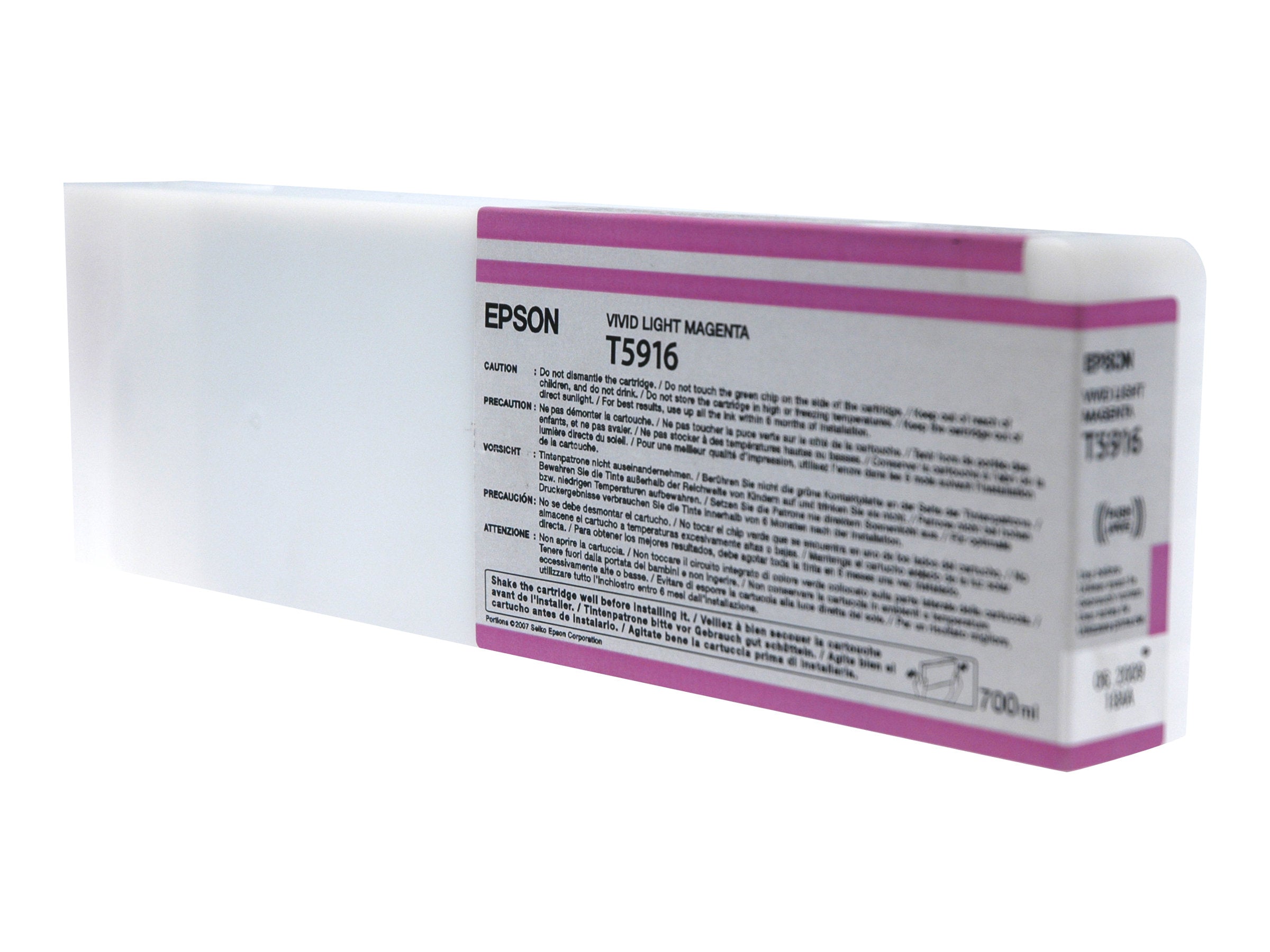 EPSON T5916 Tintenpatrone Vivid Light Magenta Vorderansicht