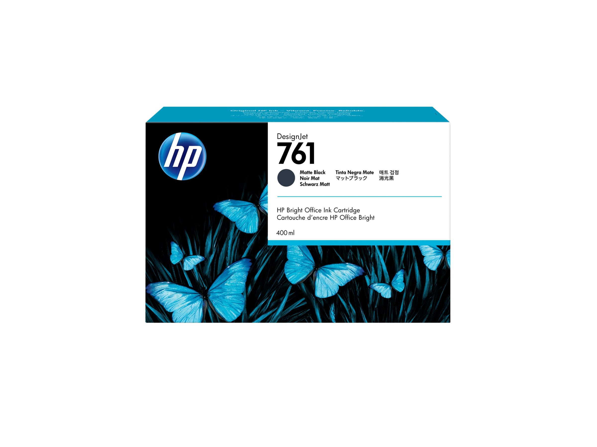 HP 761 Original Tinte matt schwarz im Einsatz