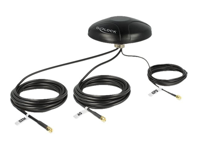 DELOCK Multiband LTE UMTS GSM GPS Antenne Vorderansicht