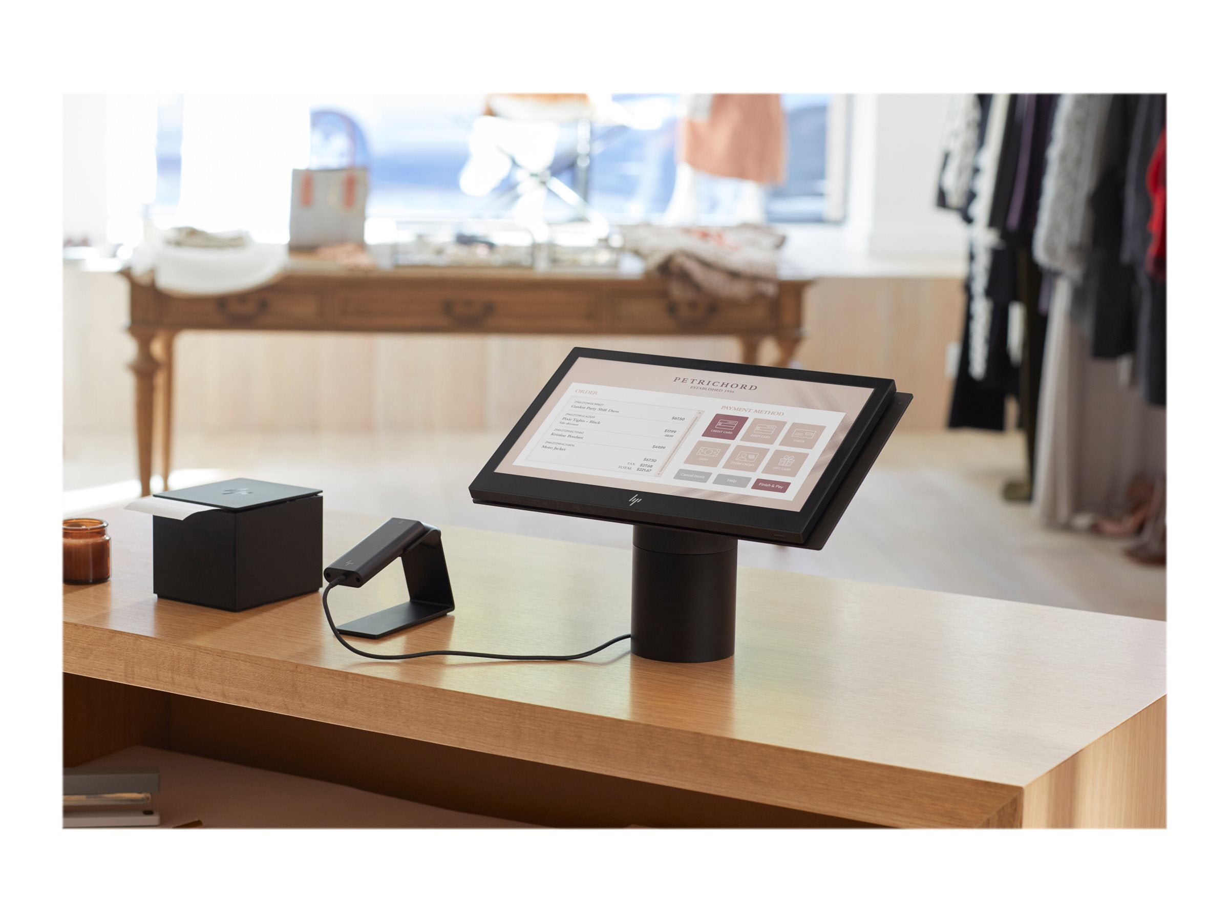 HP Engage One 143 AiO Touch Seitenansicht