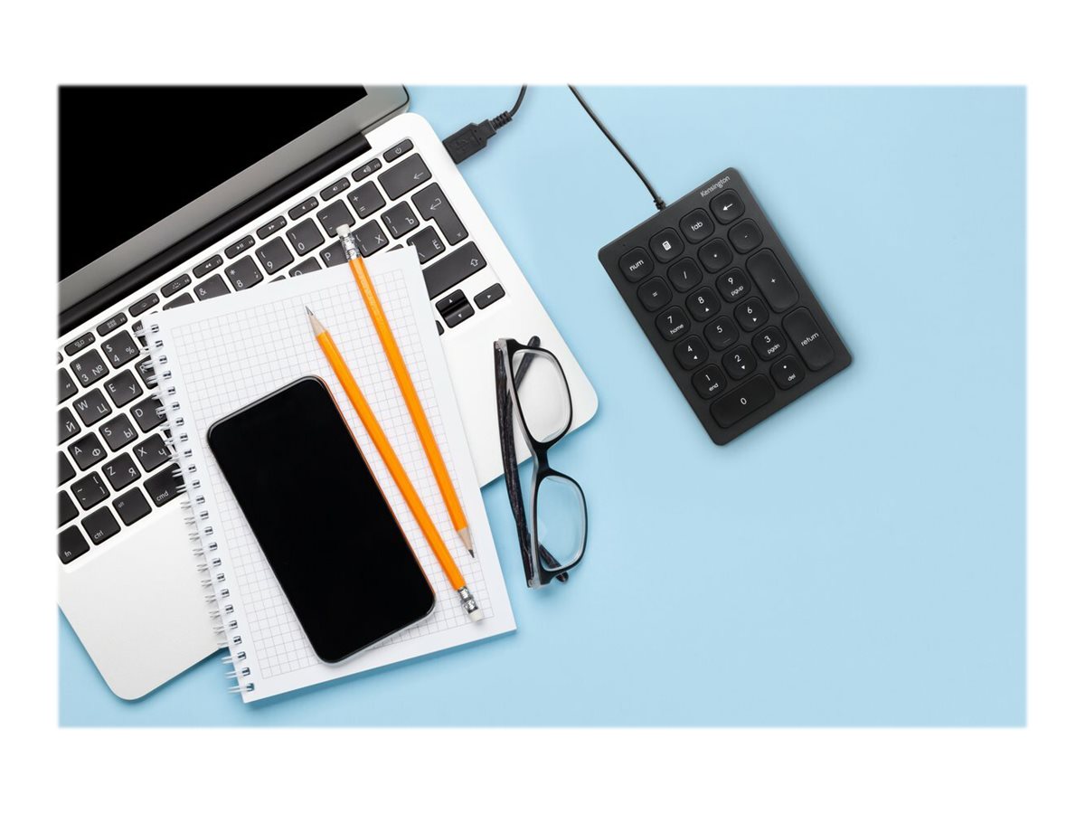 KENSINGTON Numeric Keyboard USB A 21-Key Number Pad Detailansicht
