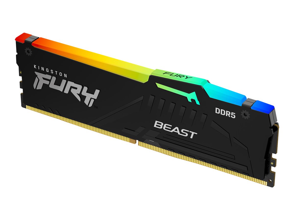 KINGSTON 16GB 6800MT/s DDR5 CL34 DIMM FURY Beast RGB EXPO Vorderansicht