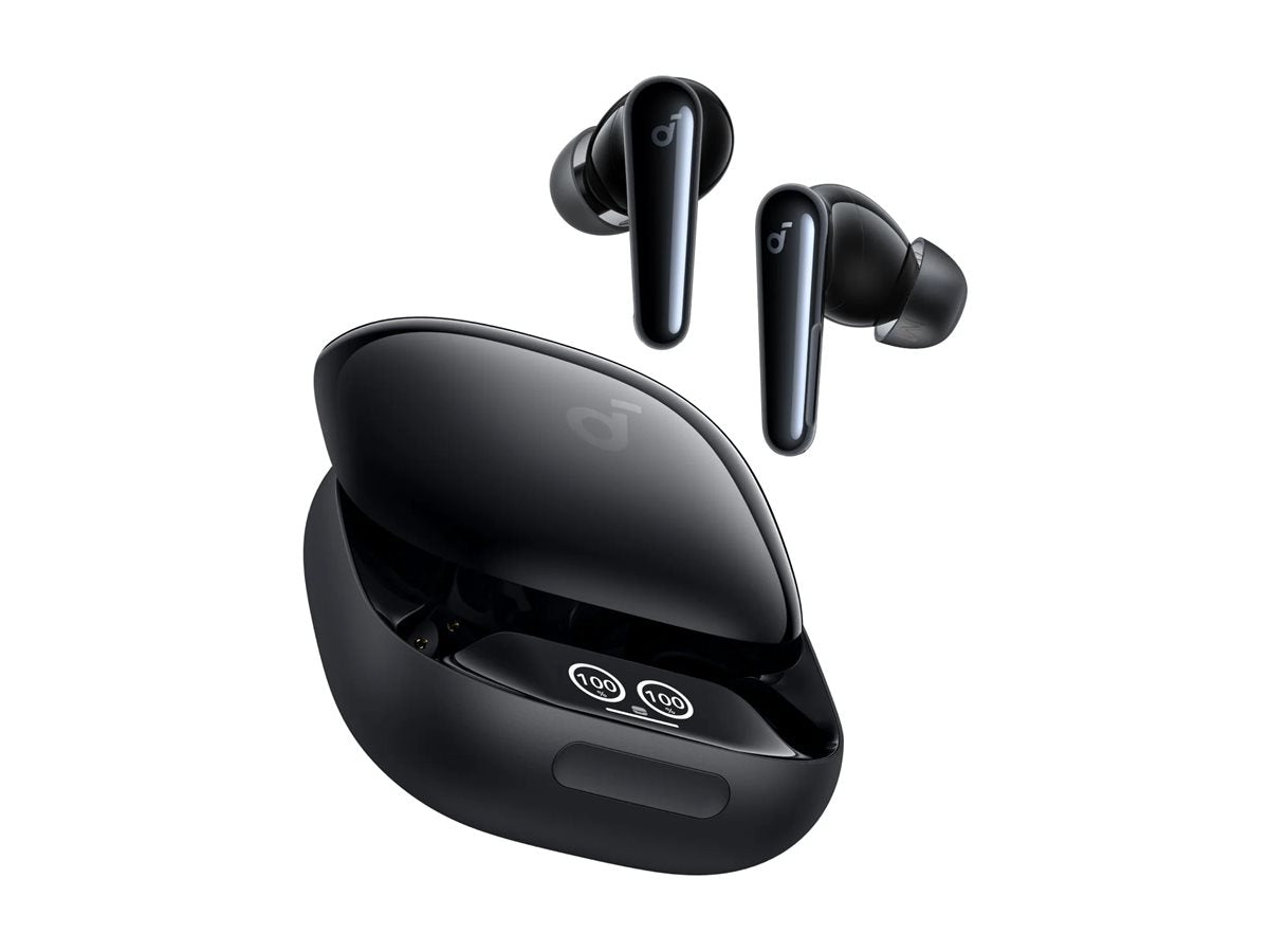 ANKER Soundcore Liberty 4 Pro black glossy True wireless Earbuds NC Smart Case Display mit Touch-Leiste ANC IPX5
