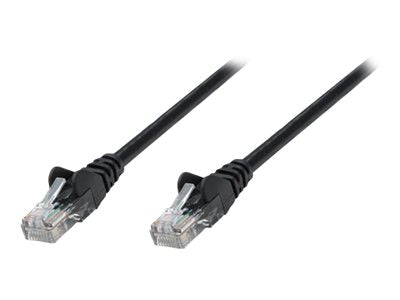 INTELLINET Netzwerkkabel Cat5e 15m Schwarz Detailansicht