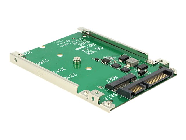 DELOCK Konverter SATA 22 Pin > M.2 NGFF 2.5Z 7mm - Vorderansicht