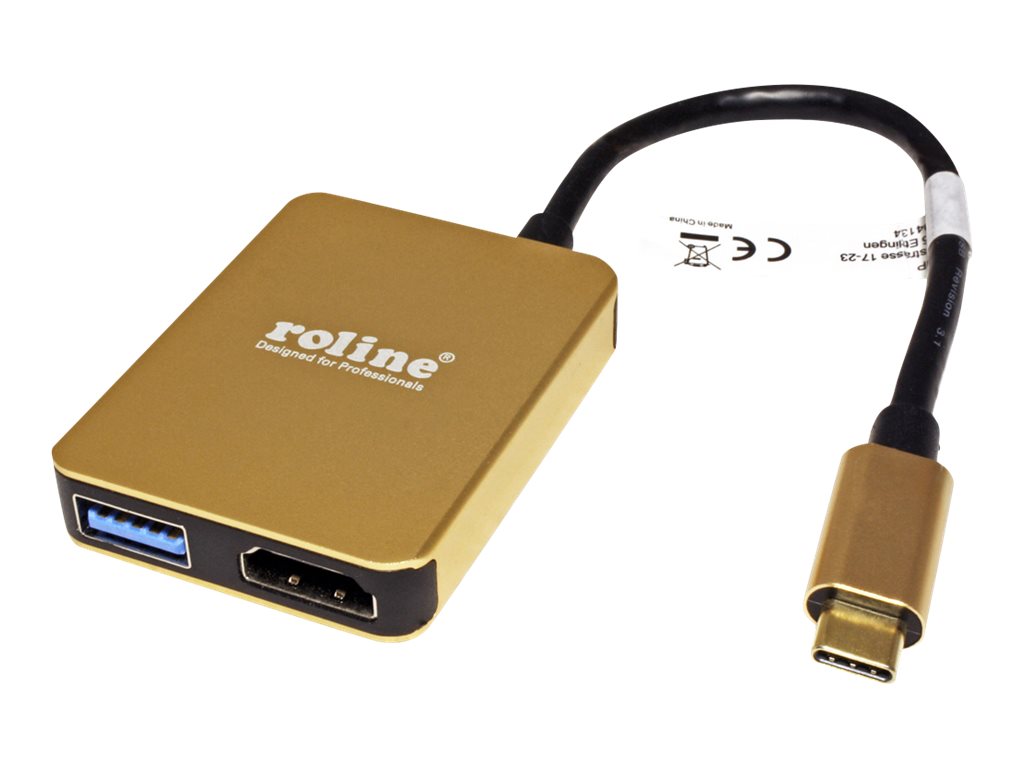 ROLINE GOLD USB Typ C Dockingstation HDMI 4K Verpackung