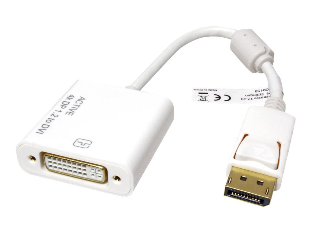 ROLINE 4K DisplayPort-DVI Adapter DP Stecker-DVI Buchse Verpackung