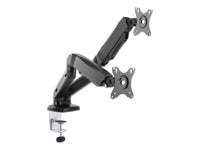 MANHATTAN Tischhalterung mit Gasdruckfeder für zwei Monitore 43