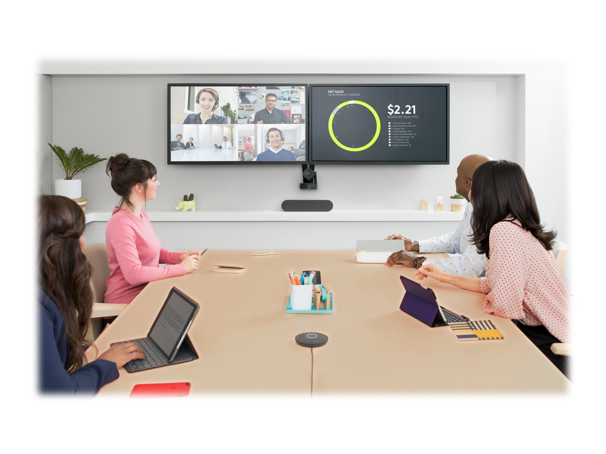 LOGITECH Rally Speaker in Anwendung