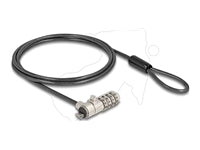 NAVILOCK Laptop Schloss mit Zahlenschloss fur HP Nano Slot - Karbonstahlkabel