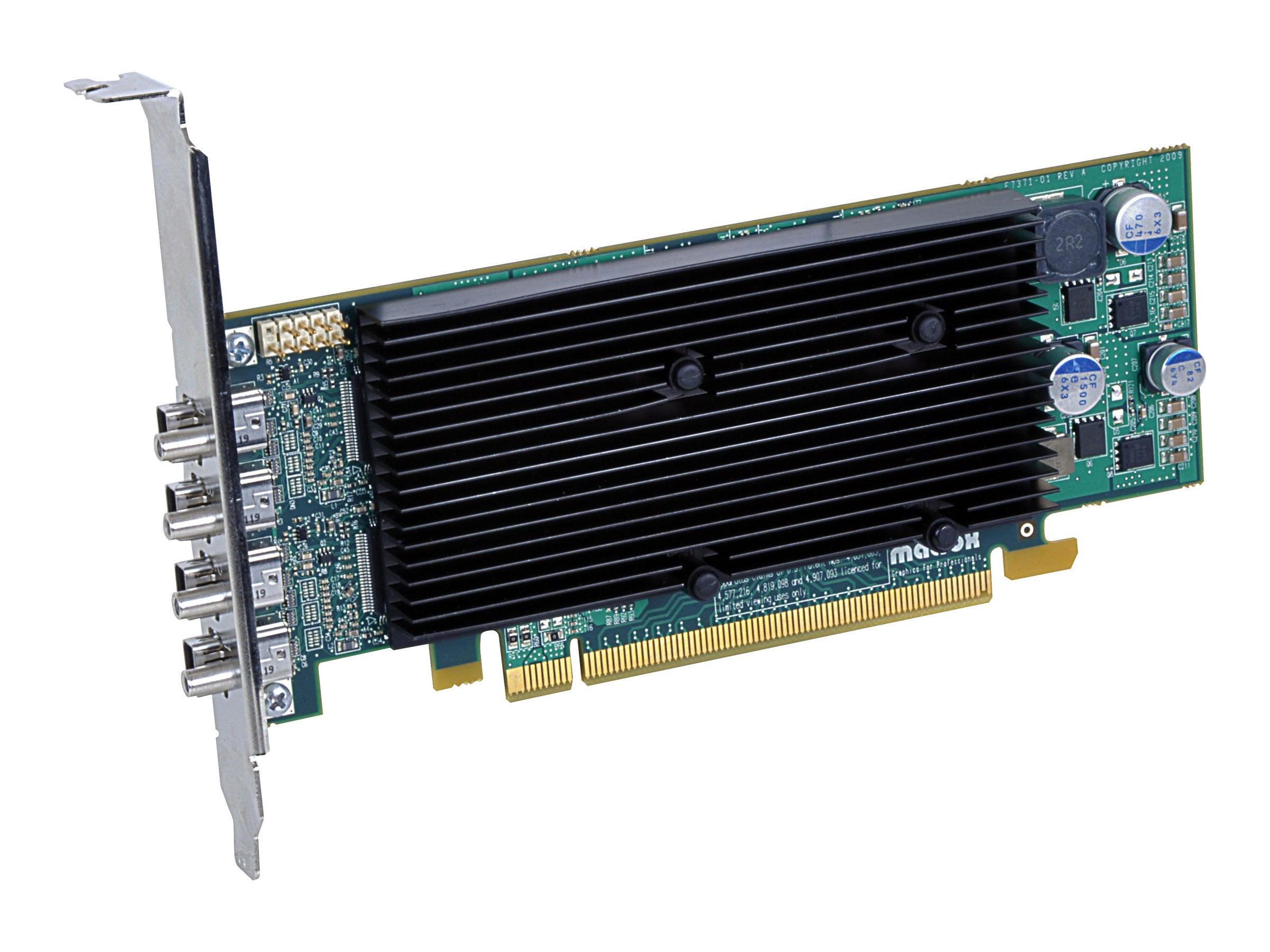 MATROX M9148 LP 1024MB PCI-Express x16 low-profile Vorderansicht