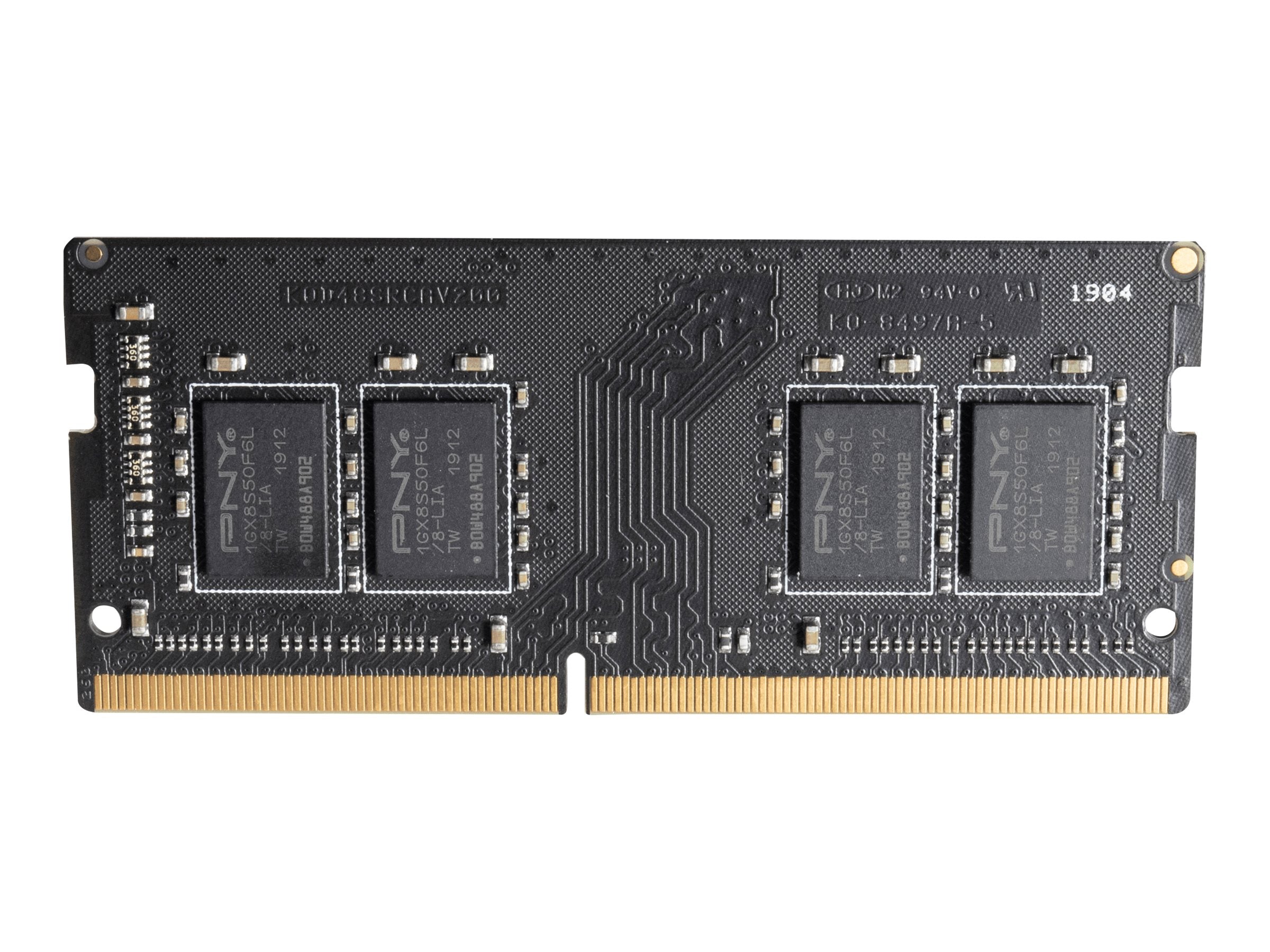 PNY 1x4GB Sodimm PC4-21300 DDR4 2666Mhz Vorderansicht