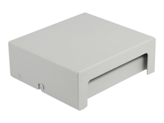 DELOCK Keystone Patchpanel 6 Port grau Verpackung