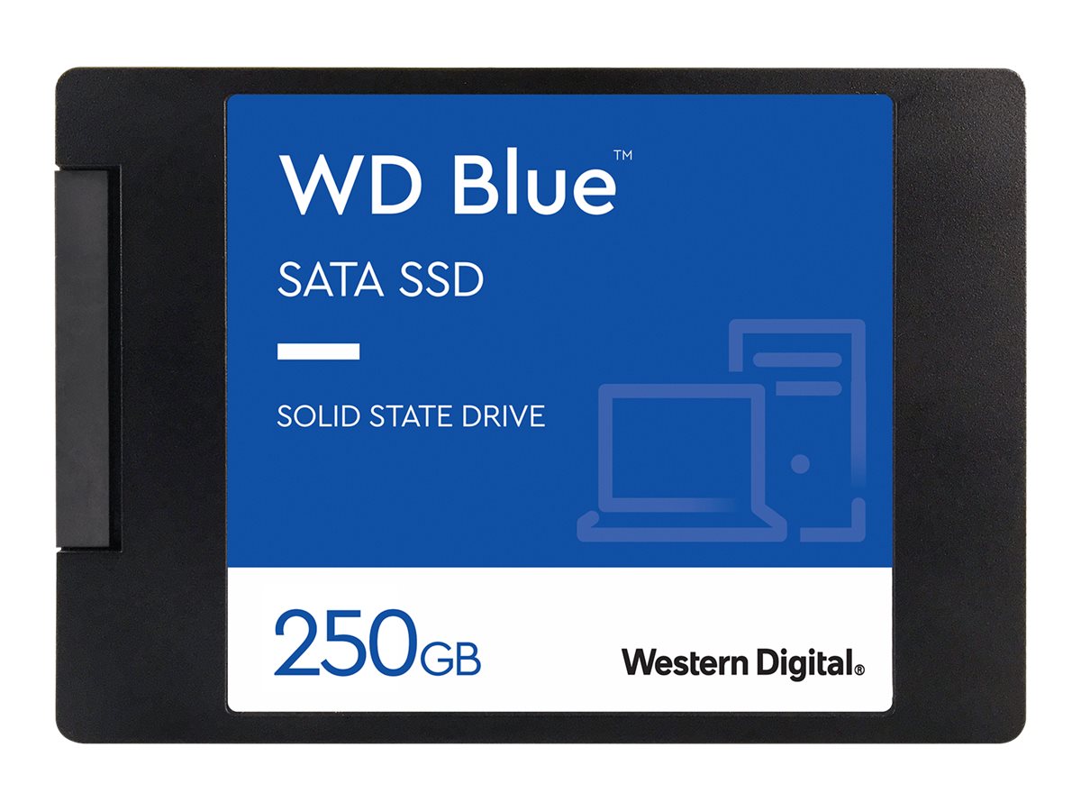 WD Blue 3D NAND SSD 250GB Verpackung