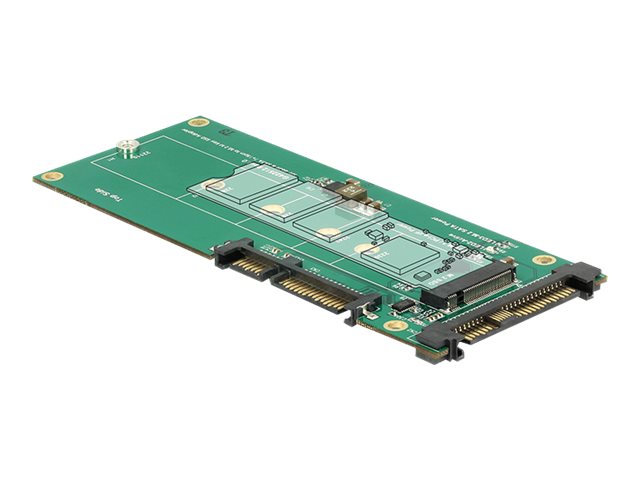 DELOCK Konverter U.2 SFF-8639 NVMe / SATA 22 Pin > 1 x M.2 Key M - Vorderansicht