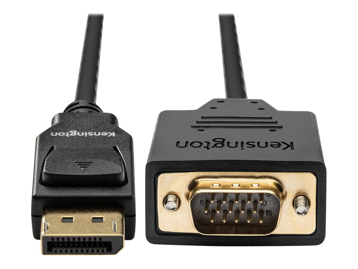 KENSINGTON DisplayPort 1.2 auf VGA-Kabel 1,8m - Anschlussansicht