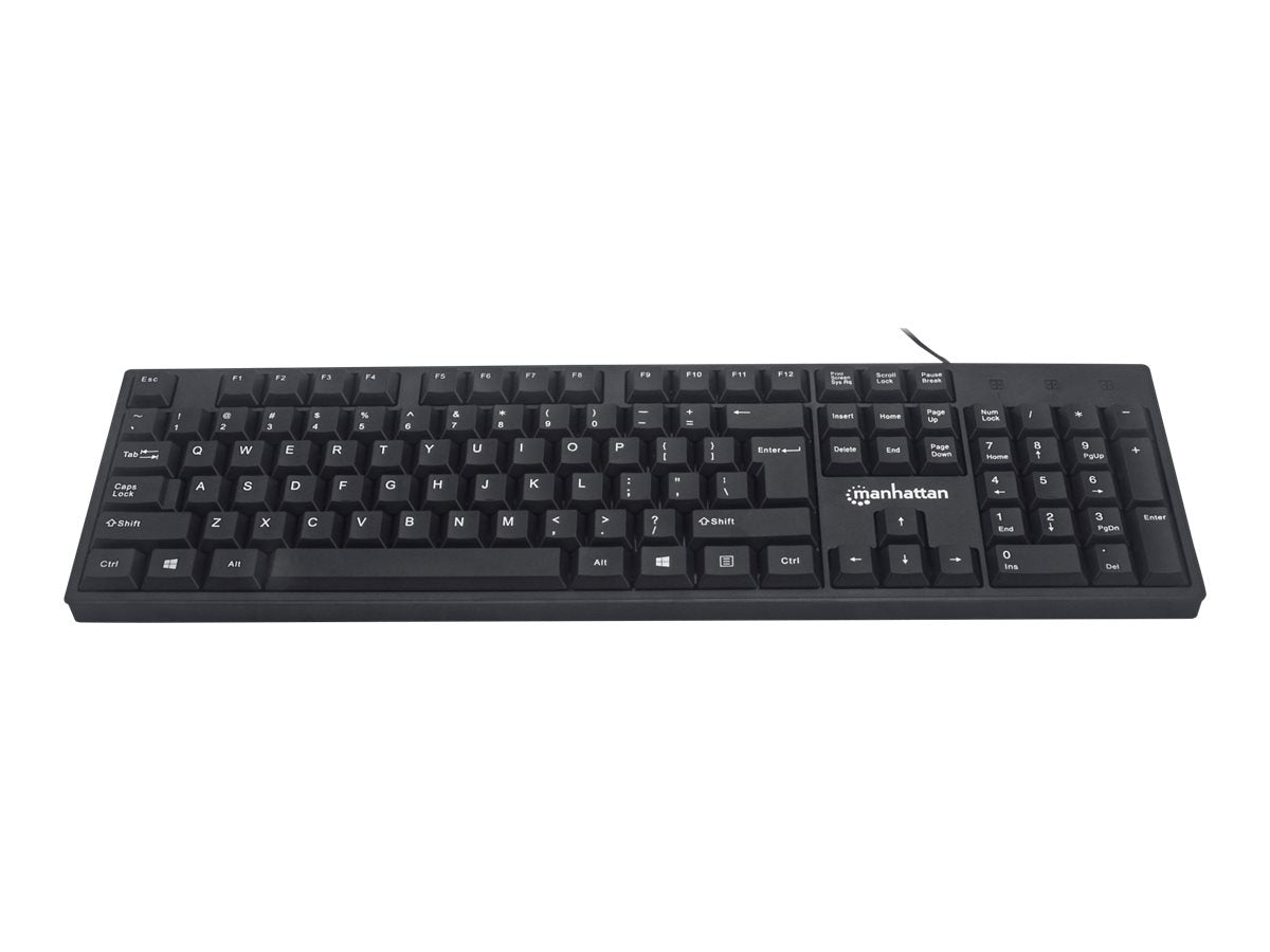 MANHATTAN USB-Tastatur Kabelgebunden 104 Tasten Detailansicht