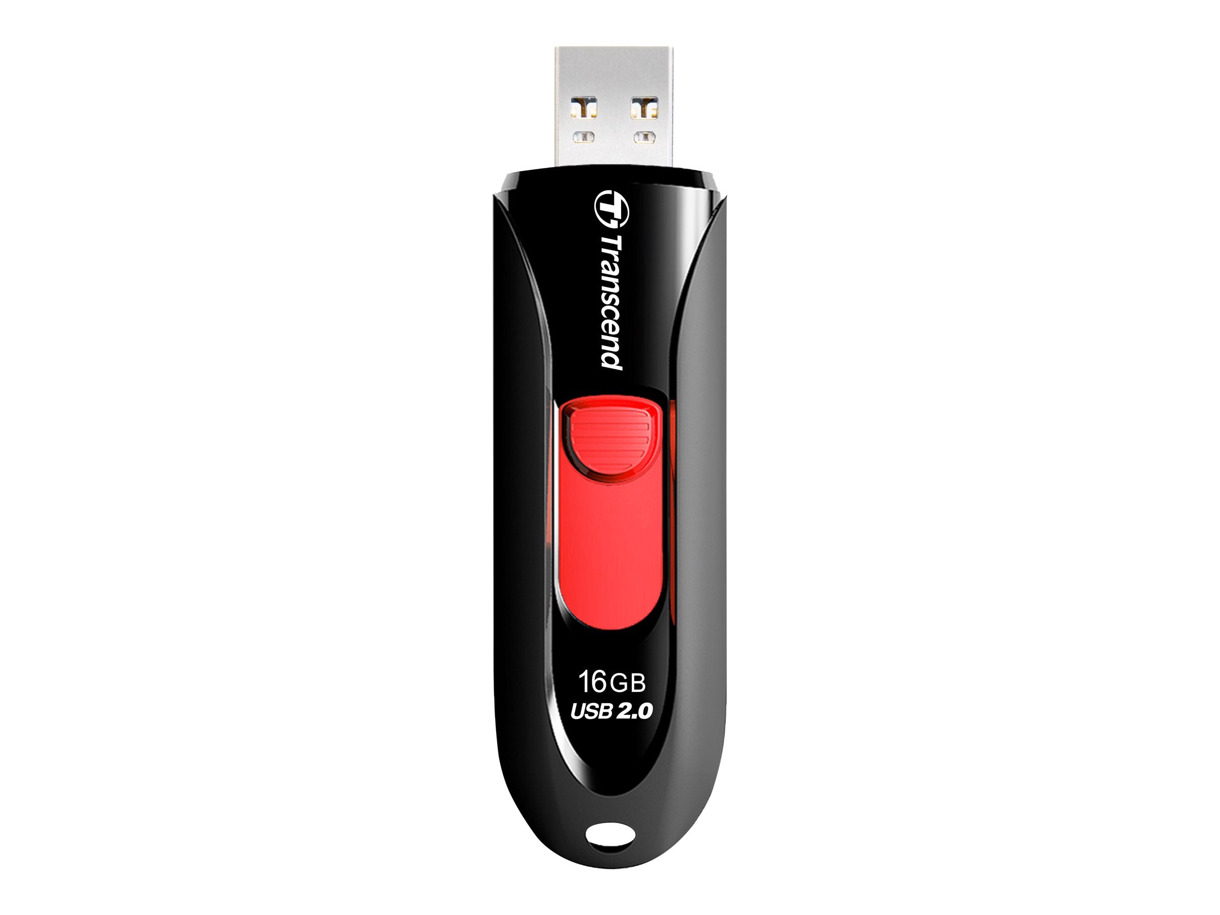 TRANSCEND 16GB JetFlash 590 USB-Flash-Laufwerk Vorderansicht