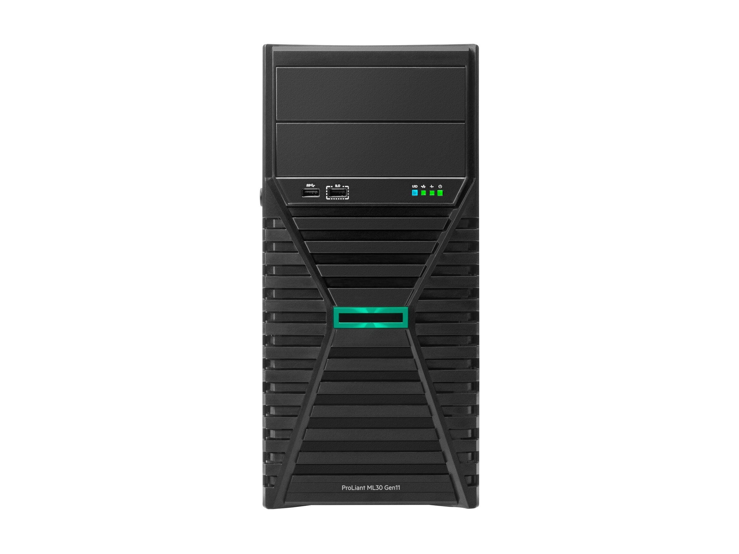 HPE ProLiant ML30 Gen11 Tower Xeon-E 6333P 6-Core 3.1GHz 1x32GB-U 8xSFF Hot Plug MR216i-p 2x480GB SSD 2x1000W Server