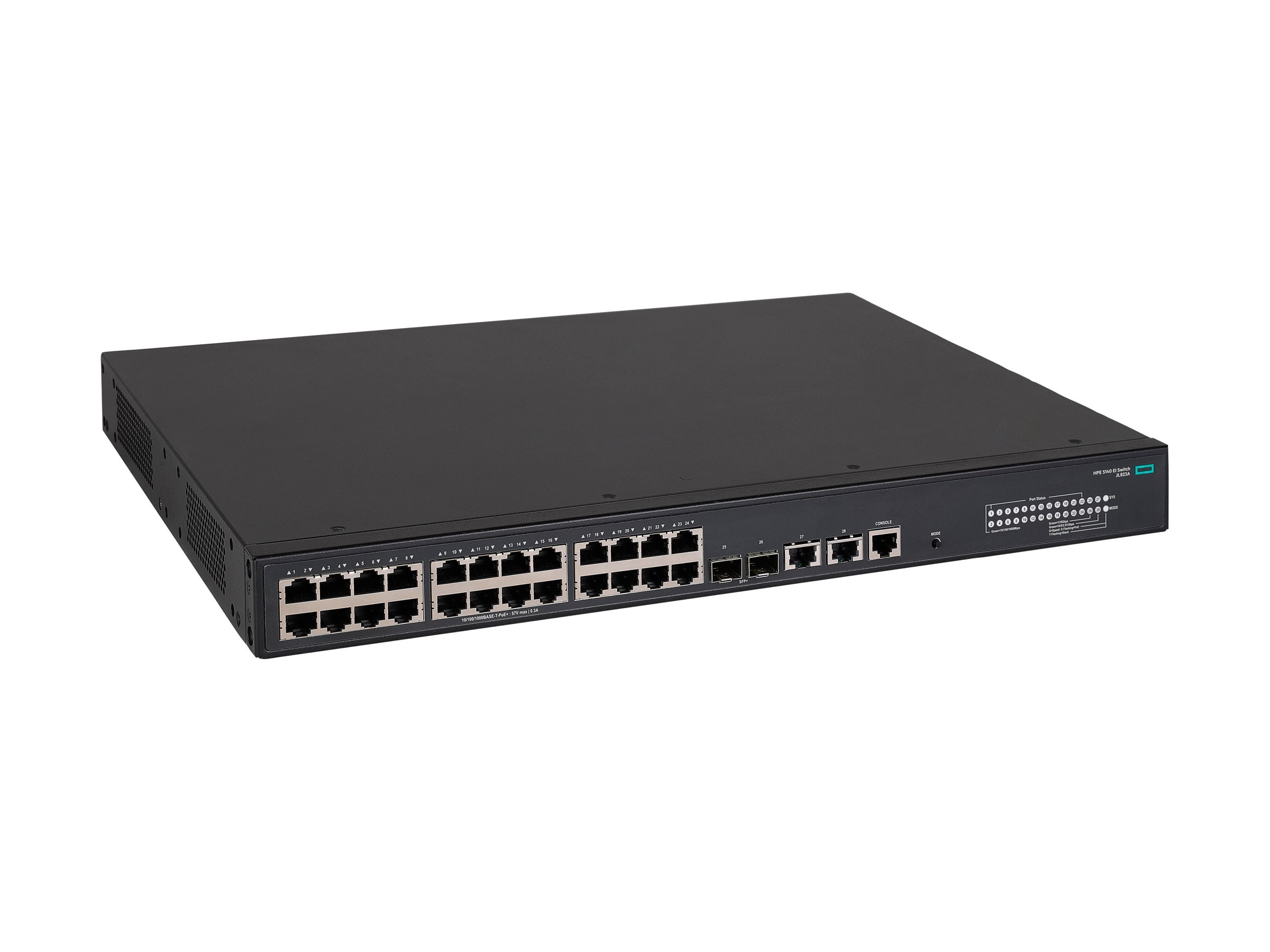 ARUBA HPE 5140 24G POE+ Switch Detailansicht