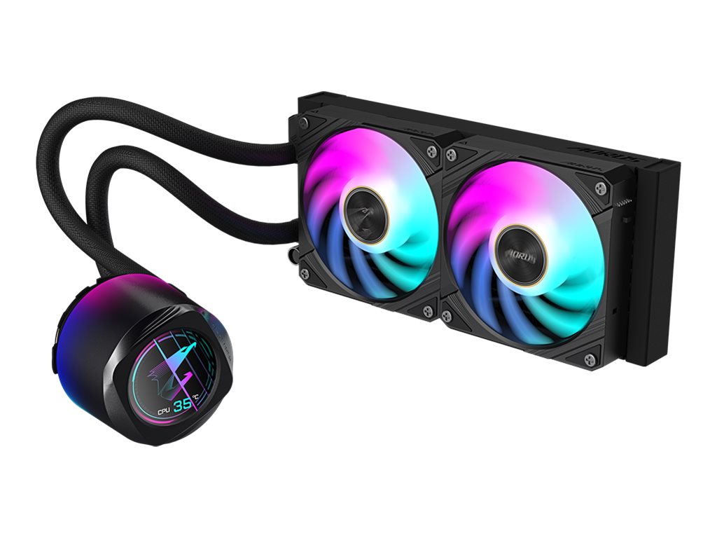 GIGABYTE AORUS WATERFORCE X II 240 AIO Liquid CPU Cooler - Vorderansicht
