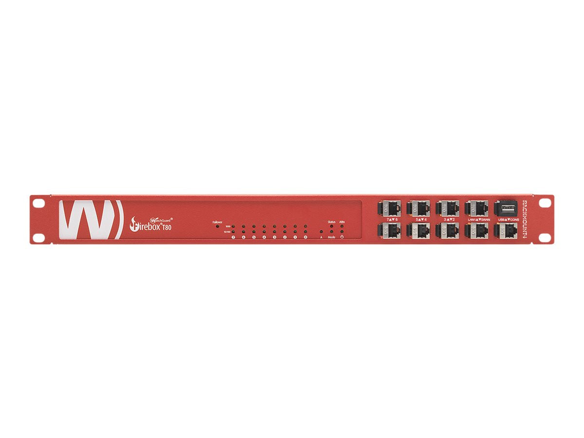 RACKMOUNT RM Kit WatchGuard Firebox T80/T85 industrial - Vorderansicht