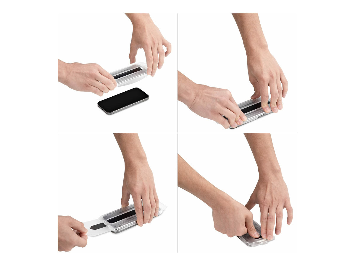 STARTECH.COM 4-Wege 360 Blickschutzfilter fur iPhone 16 Portrait/Querformat Touch-fähig Handy Panzerglas Sichtschutz TAA