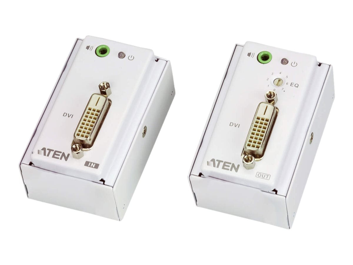 ATEN VE607 DVI/Audio Cat5 Extender Wandplatte Vorderansicht