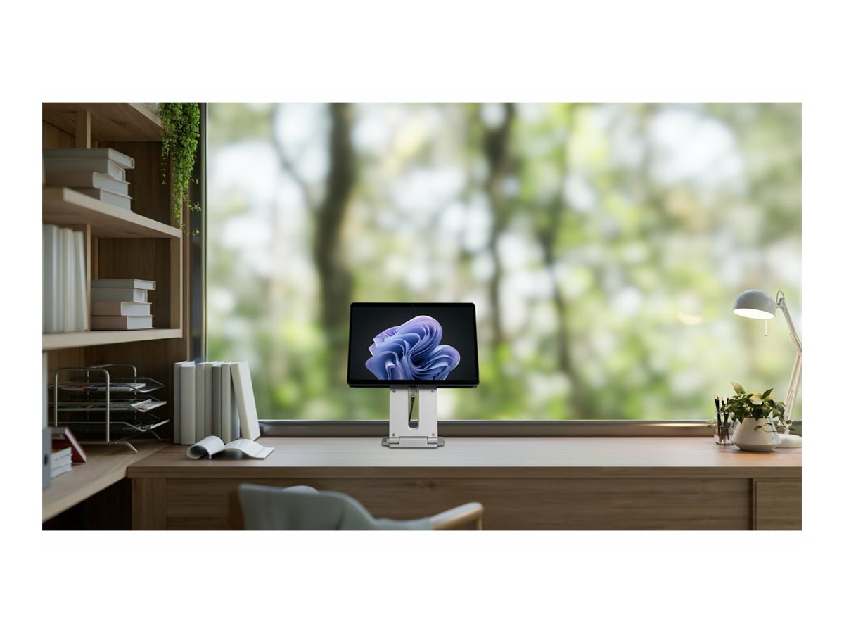 KENSINGTON ELEVATED STAND FOR SURFACE - Detailansicht mit Kabelmanagement