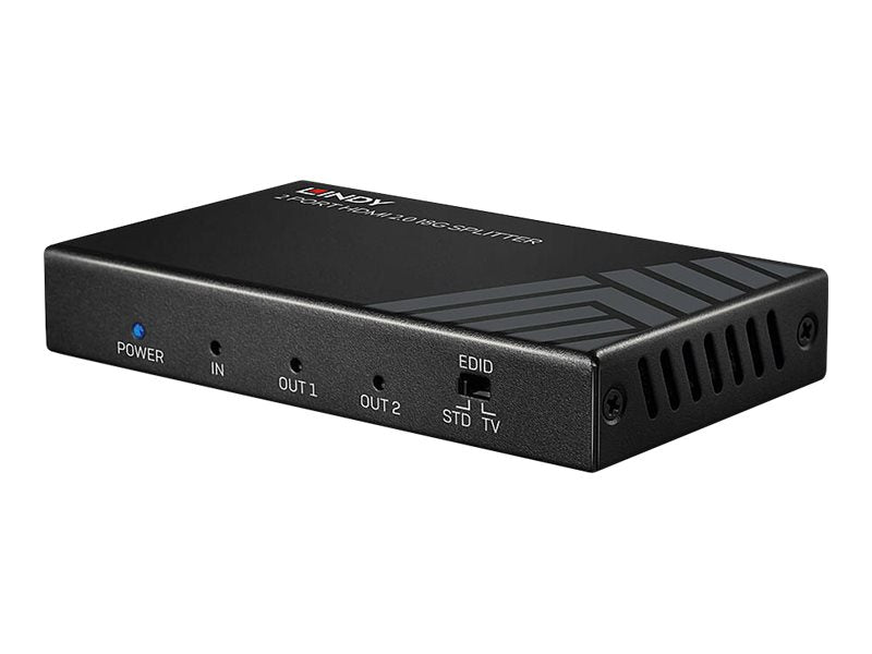 LINDY 2 Port HDMI 18G Splitter Anschlussansicht