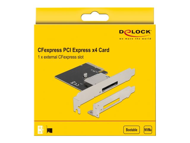 DELOCK PCI Express Karte Anschlussansicht